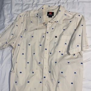 Men’s quicksilver short sleeve button down